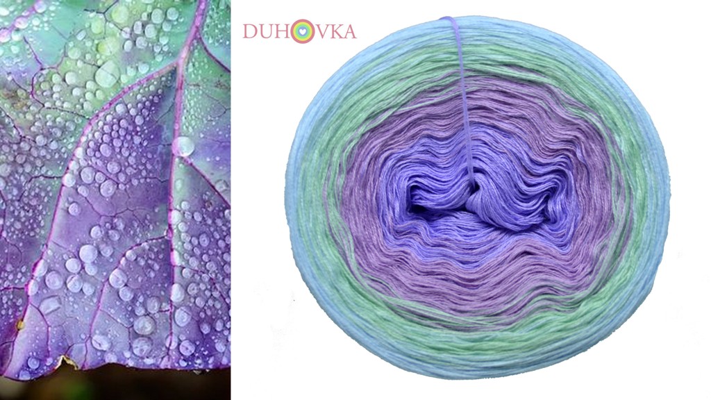 Duhovka - krokusová, sv.fialová, mint, blank.modrá