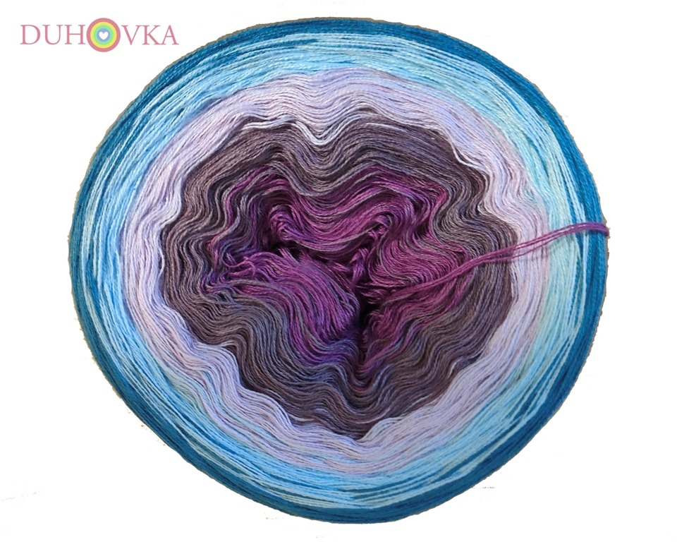 Duhovka - fialová, pastel.fialová, levandulová, sv.modrá, sv.petrolejová