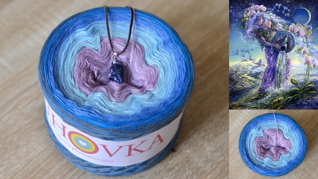 VODNÁŘ - Duhovka + minerální kámen 