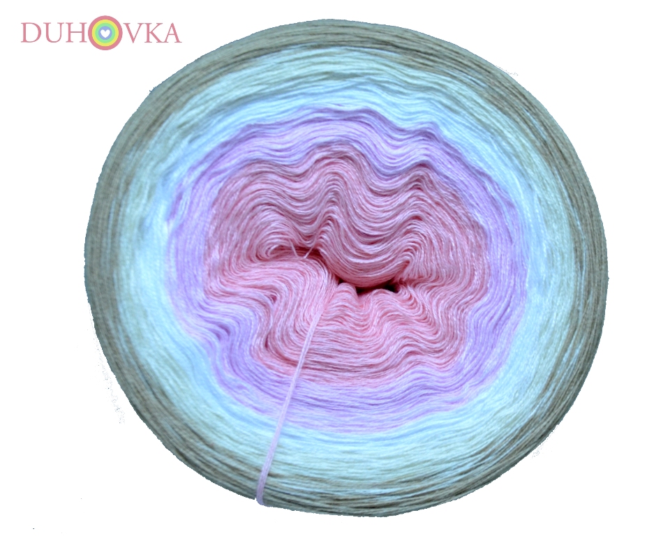 Duhovka - růžová, baby růžová, bílá, smetanová, béžová