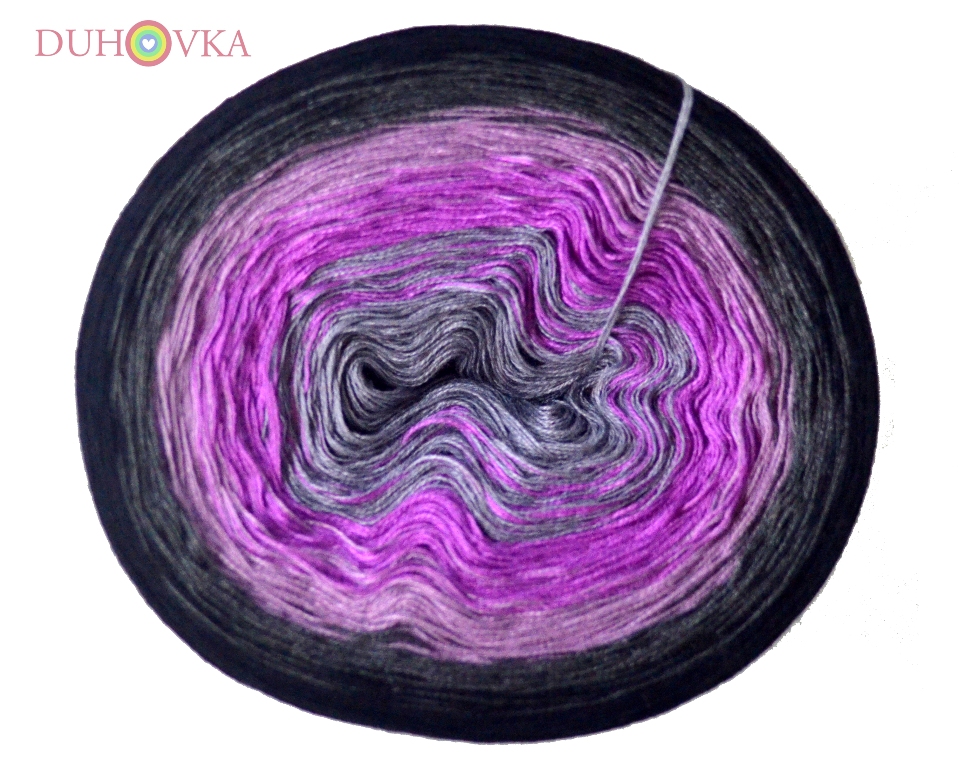 Duhovka - stř.šedá, fialová, pastel.fialová, antracit, černá