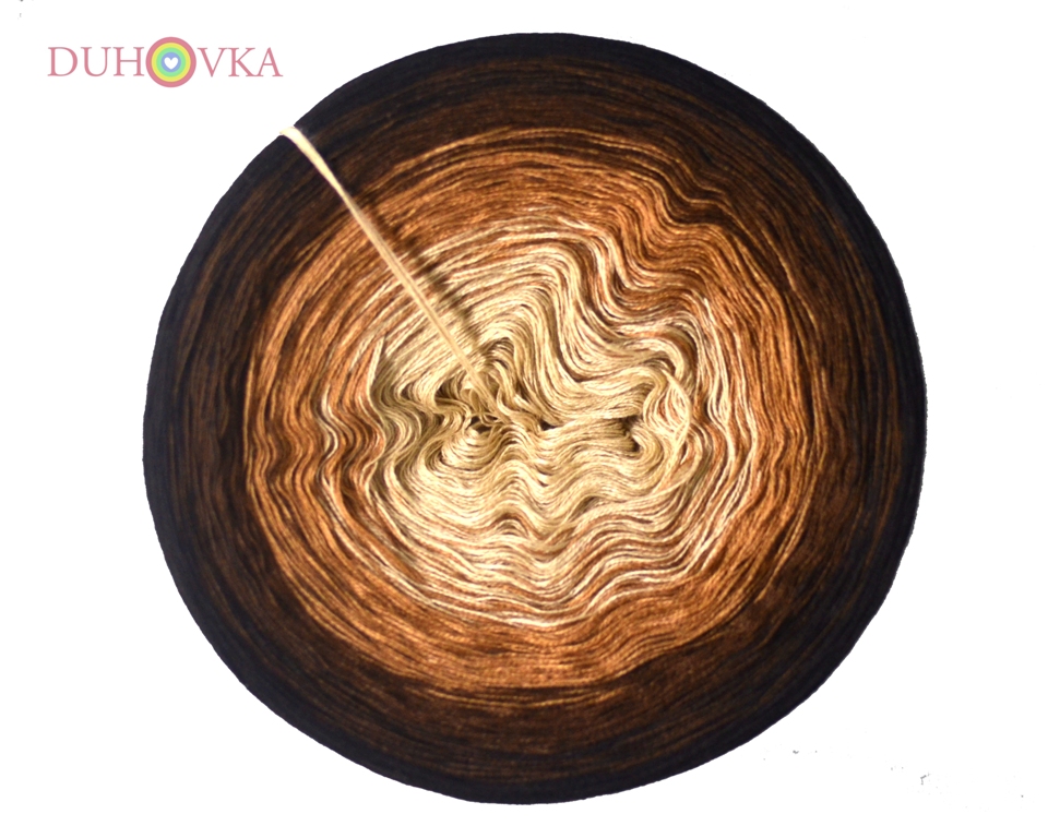 Duhovka - béžová, mokka, čokoládová, černá - 4-nitka
