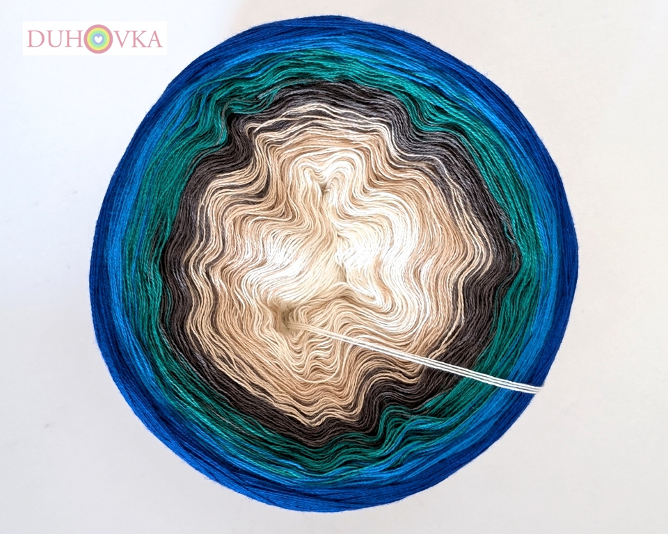 Duhovka - smetanová, béžová, taupe, smaragd, mořská modrá, král.modrá