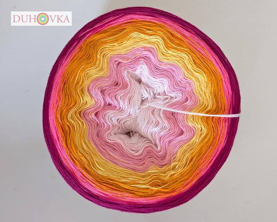 Duhovka - baby růžová, růžová, žlutá, oranžová, neon růžová, malinová
