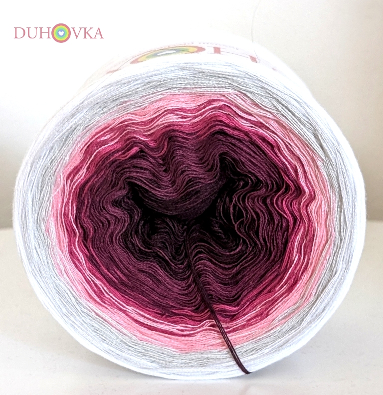 Duhovka - vínová, ostružinová, malinová, růžová, sv.šedá, bílá