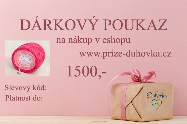 Dárkový poukaz 1500,-