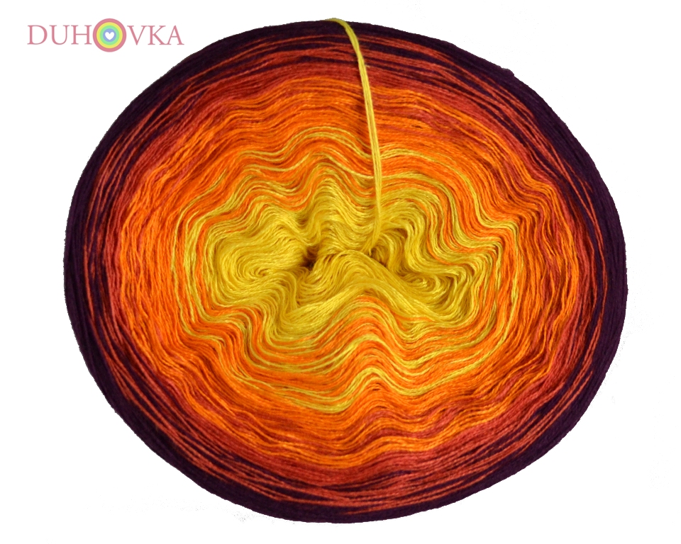 Duhovka -  žlutá, oranžová, cihlová, vínová