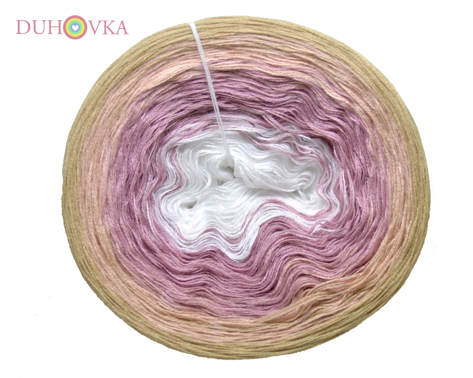 Duhovka - bílá, starorůžová, pudrová, béžová