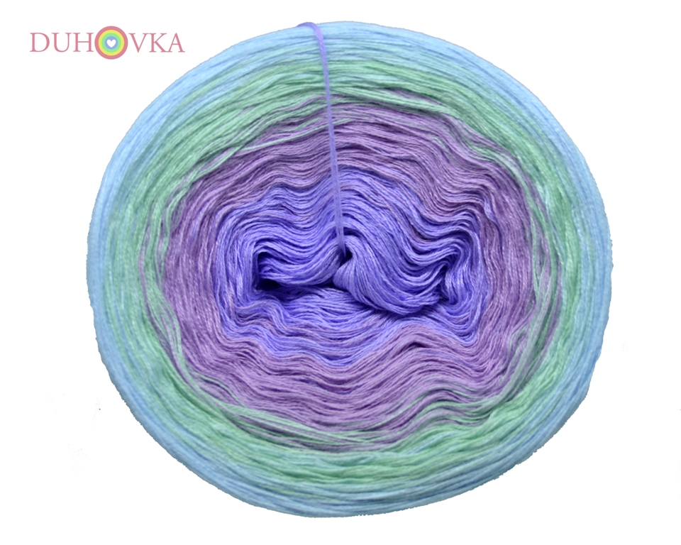 Duhovka - krokusová, sv.fialová, mint, blank.modrá