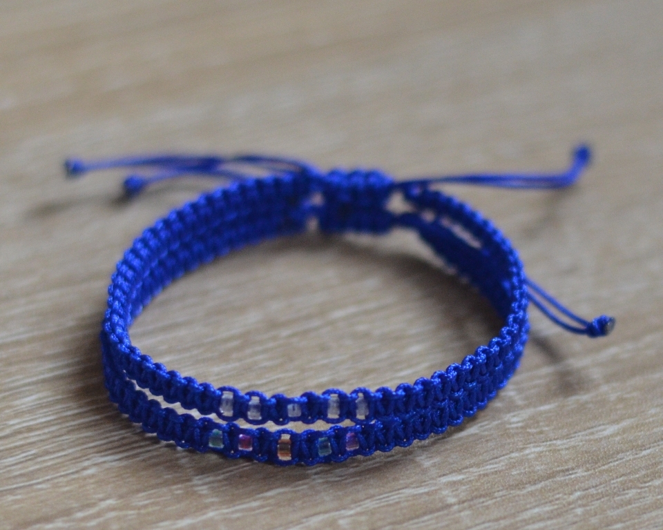 Duhovka + dva náramky/modré