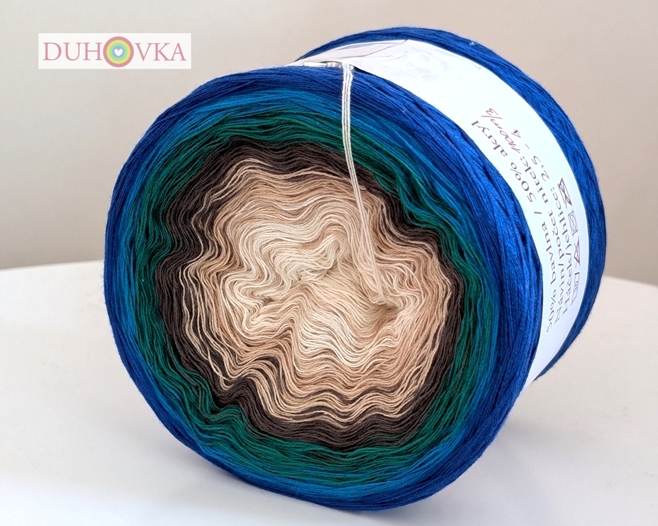 Duhovka - smetanová, béžová, taupe, smaragd, mořská modrá, král.modrá