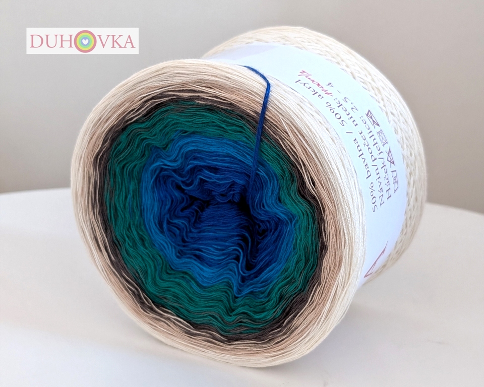 Duhovka - král.modrá, mořská modrá, smaragd, taupe, béžová, smetanová