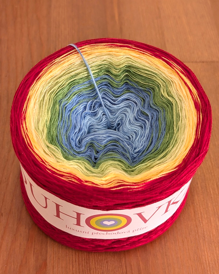 Duhovka - sv.modrá, modrá, zelená, sv.zelená, sv.žlutá, žlutá, červená, matná červená