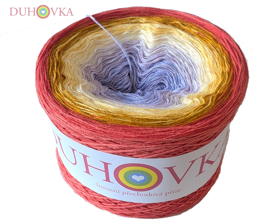 Duhovka - krokusová, levandulová, sv.žlutá, žlutá, hořčicová, cihlová, lososová