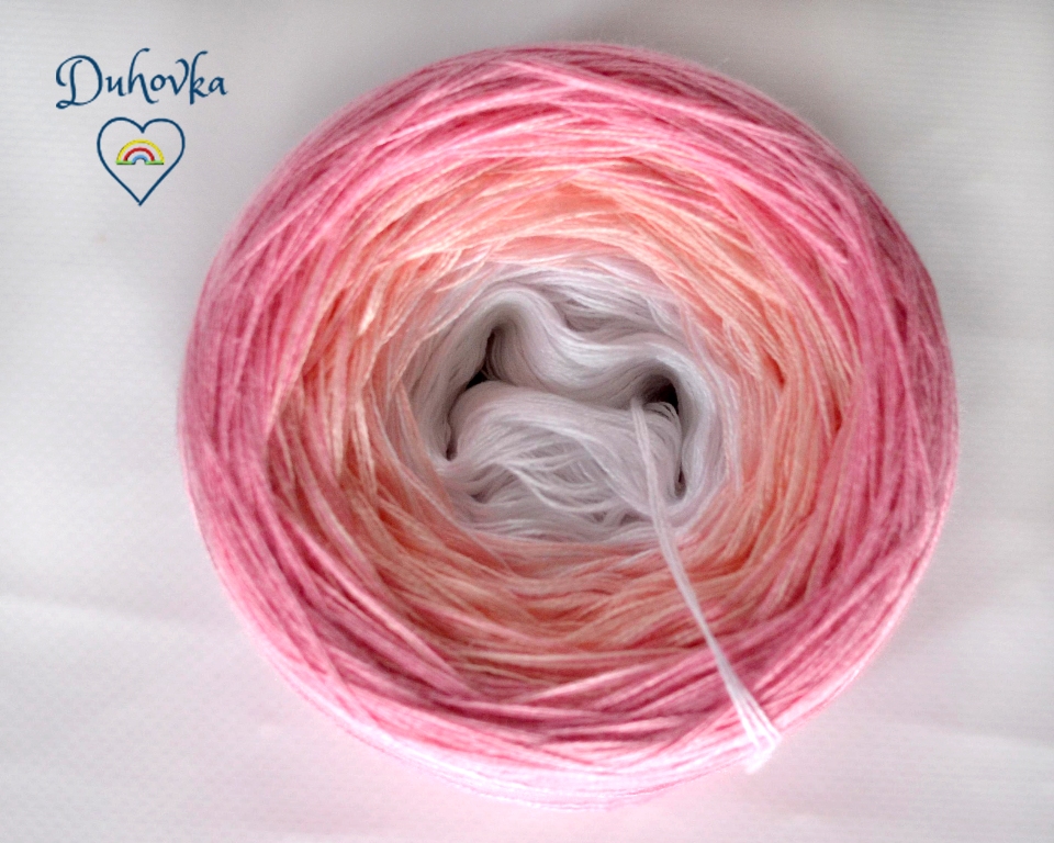 Duhovka - bílá, sv.růžová, růžová