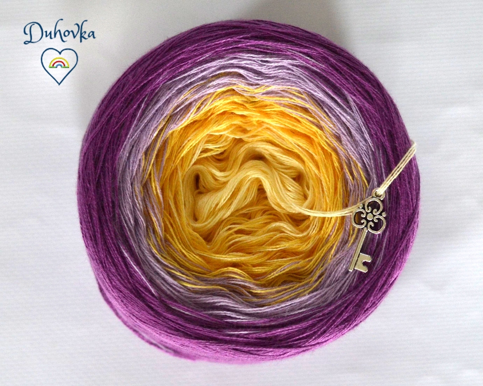 Duhovka - sv.žlutá, žlutá, sv.fialová, fialová 