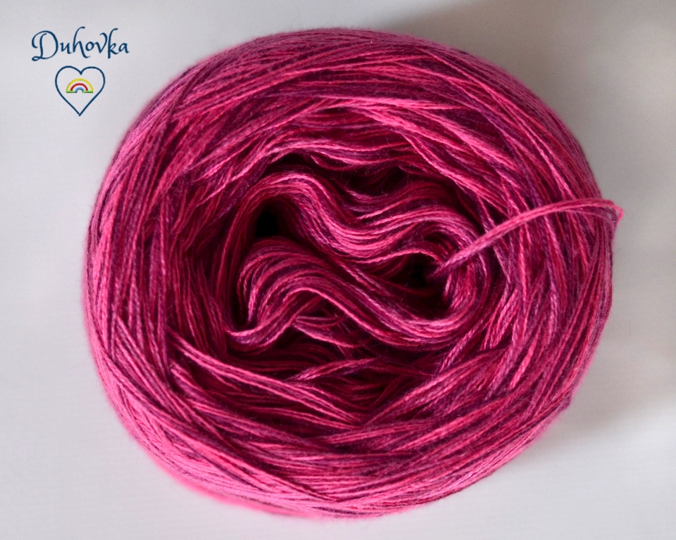 Duhovka COLOR - 4 nitka * RŮŽOVÁ
