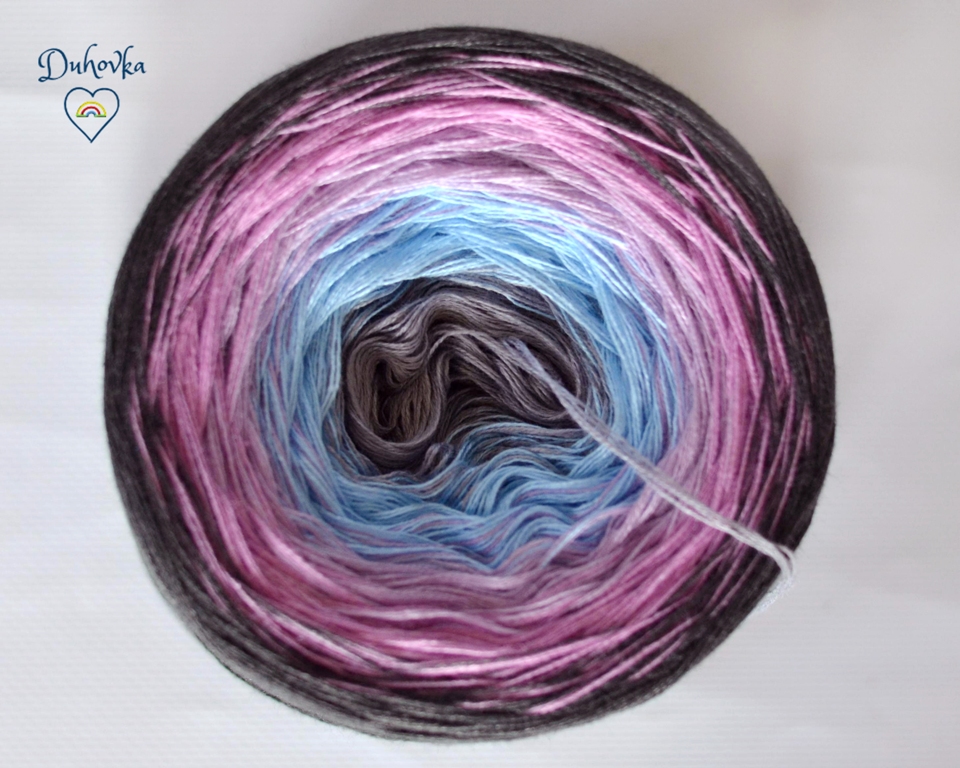 Duhovka - stř.šedá, sv.modrá, sv.fialová, starorůžová, antracit